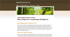 Desktop Screenshot of mapmakingsystems.com